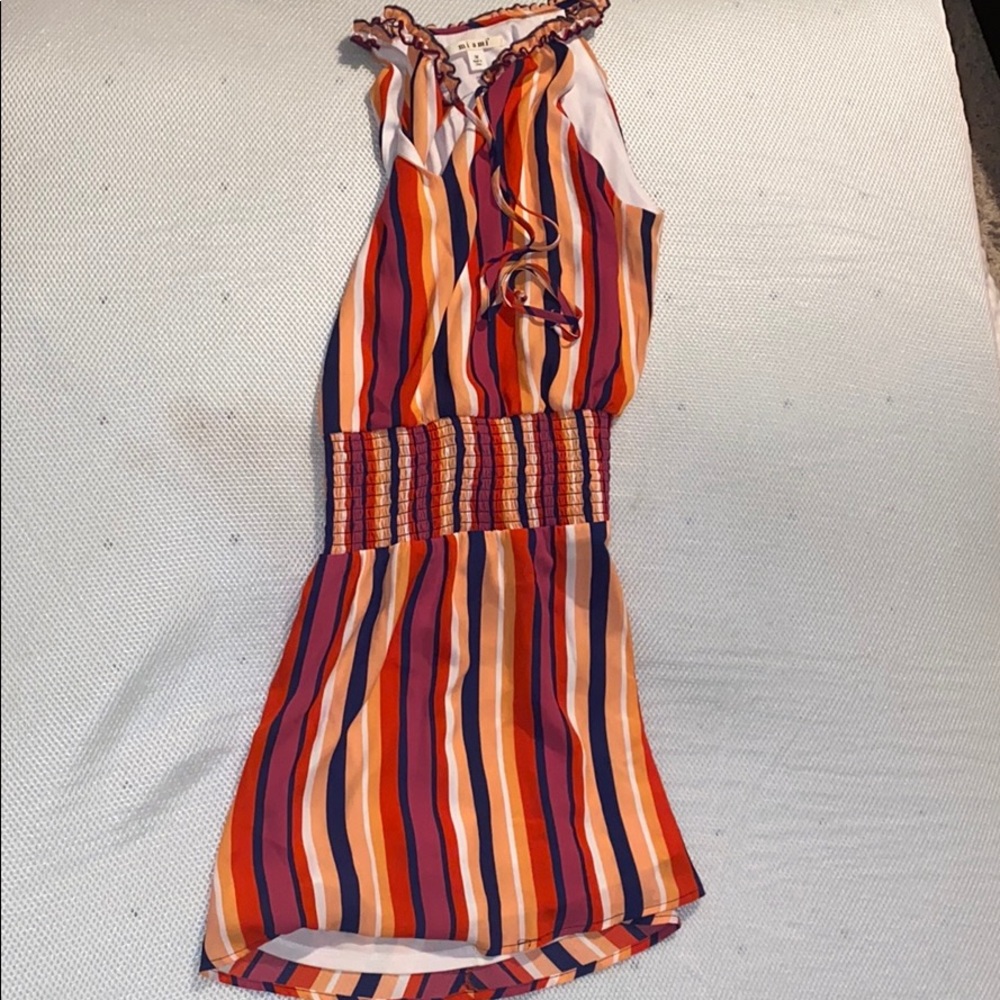 Francescas colorful dress